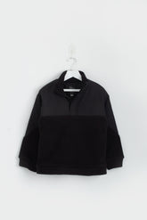 High Pile Black Sweetshirt